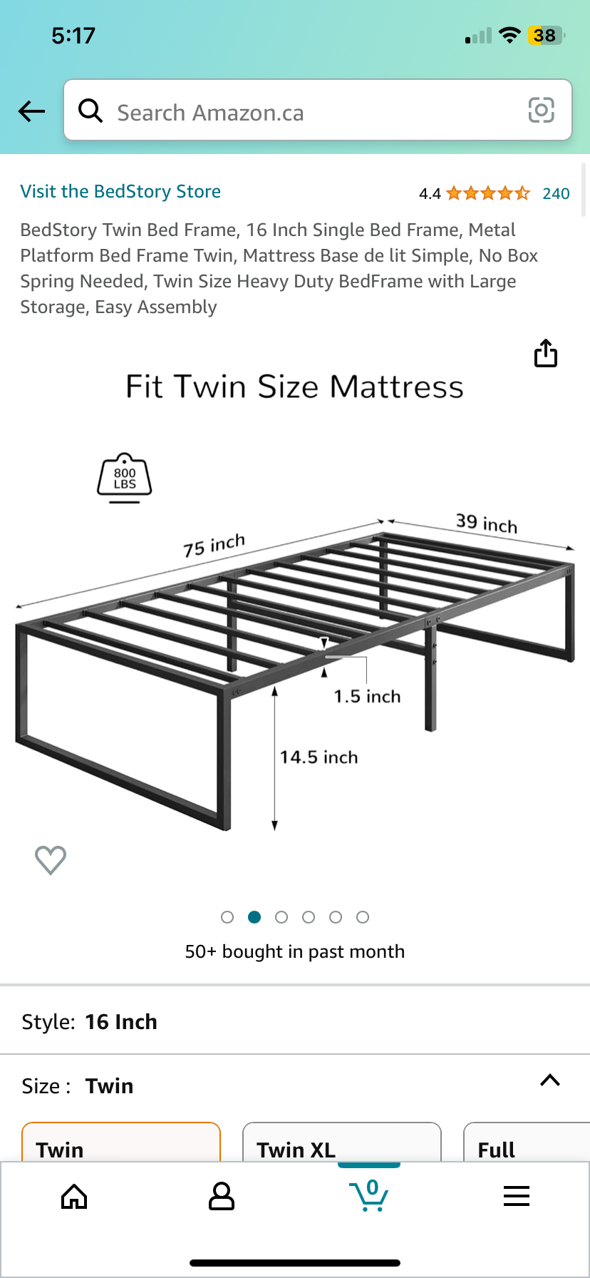 Twin Bed Platform - photo 3
