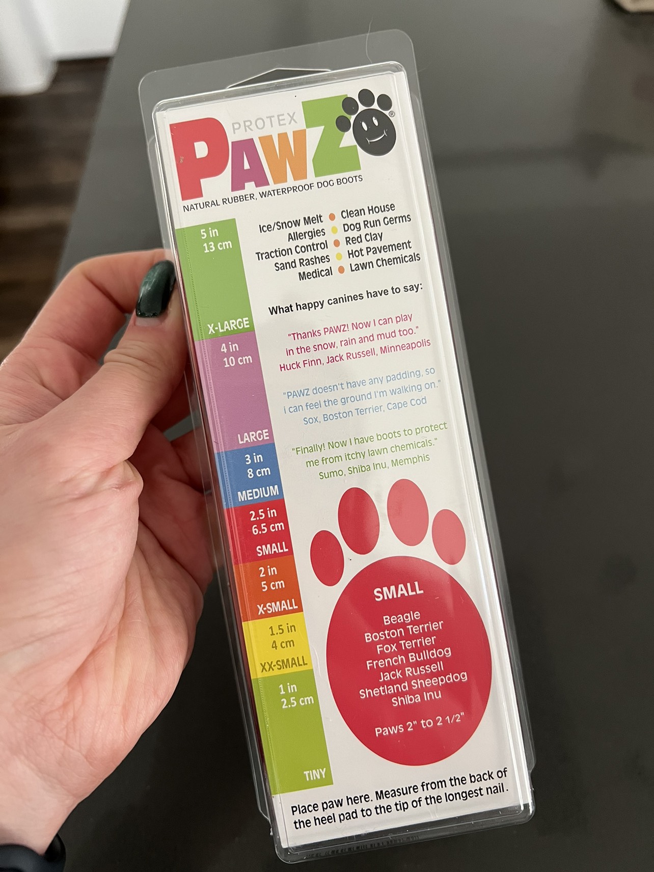 Pawz rubber dog boots image indicator(2)