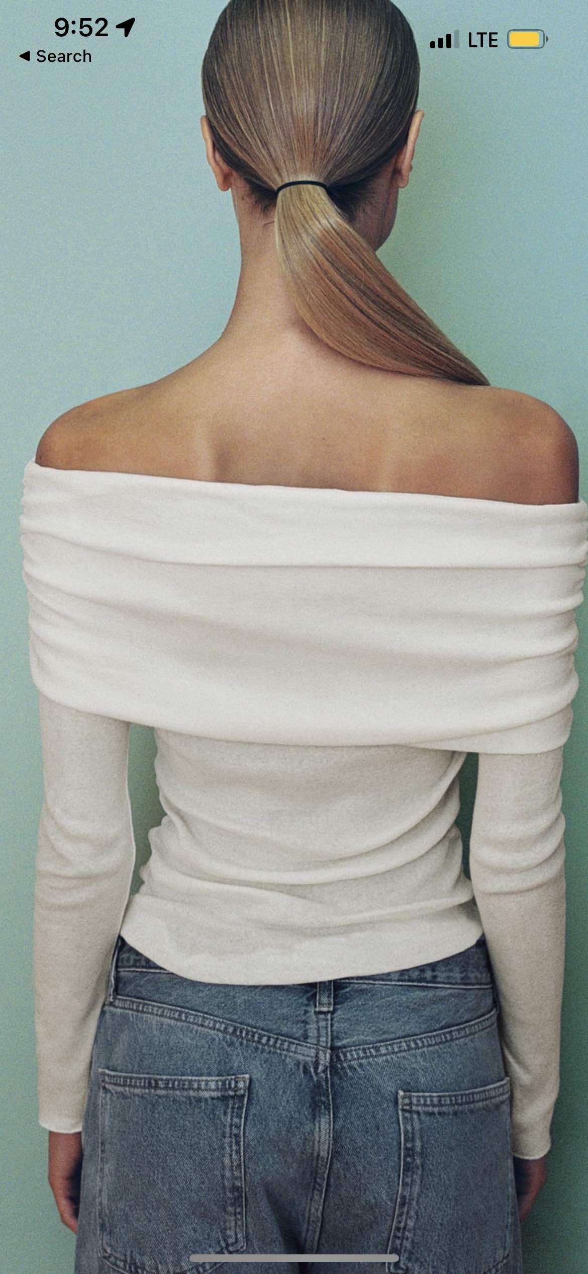 Off the shoulder cream top - photo 2