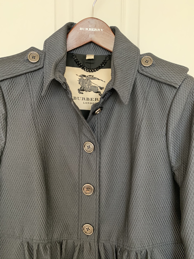 Burberry rain coat  wear only once
