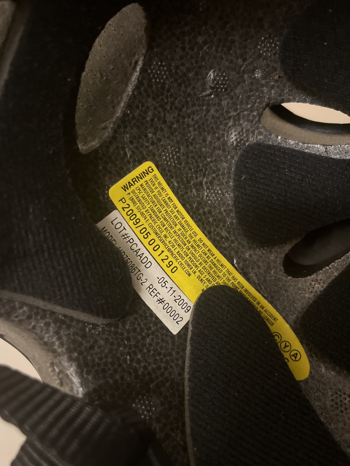 Adult bike helmet image indicator(3)