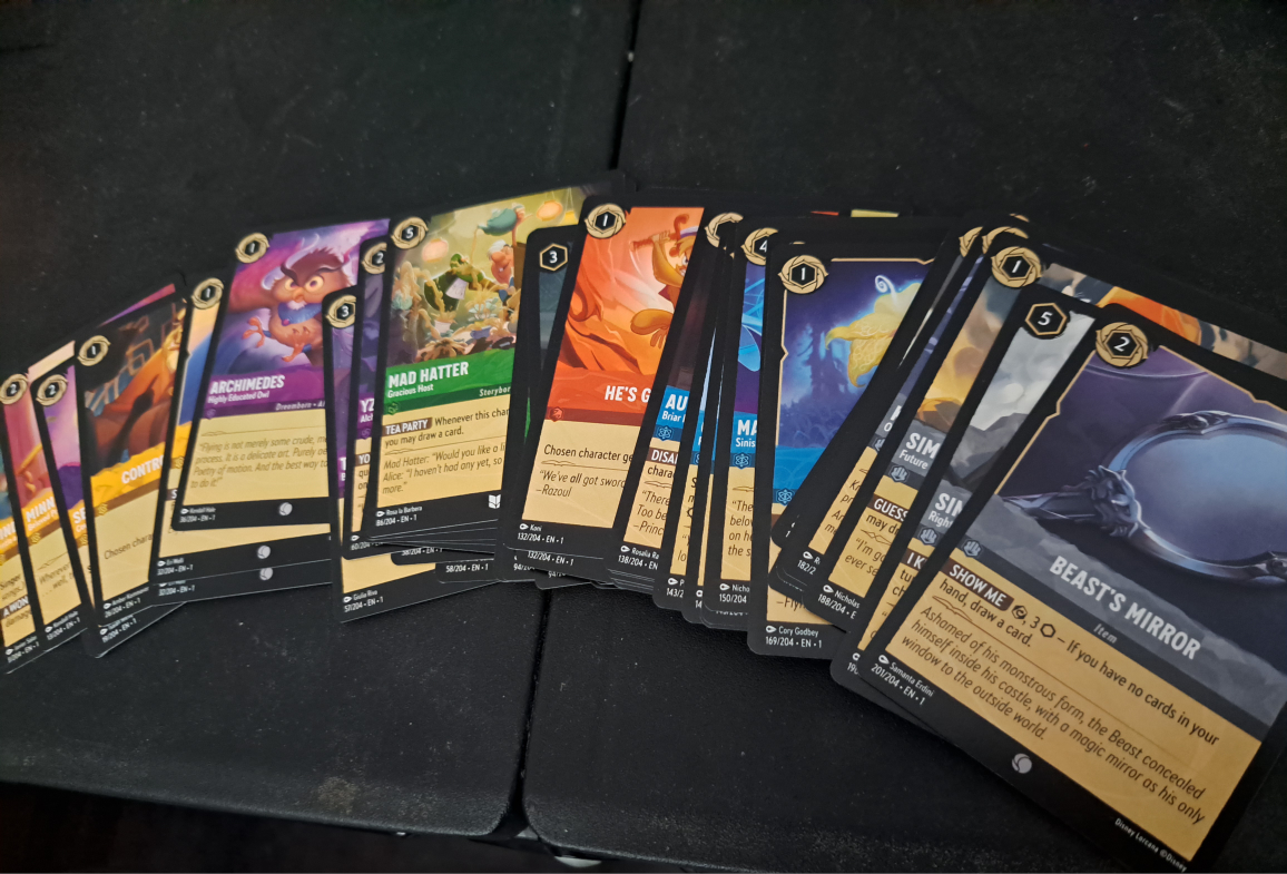 Disney Lorcana singles First Chapter (100 common cards) thumbnail