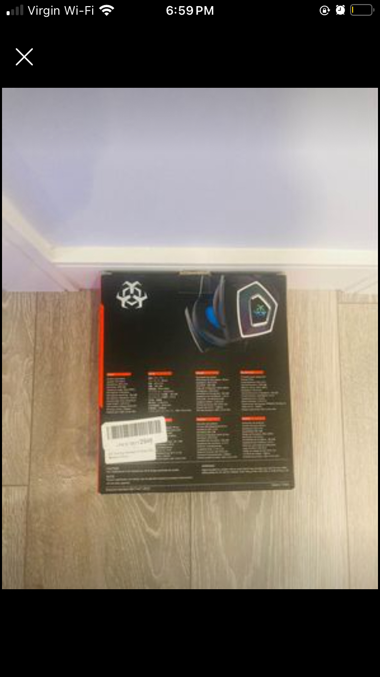 Gaming Headphones With RGB lighting and Microphone - photo 2