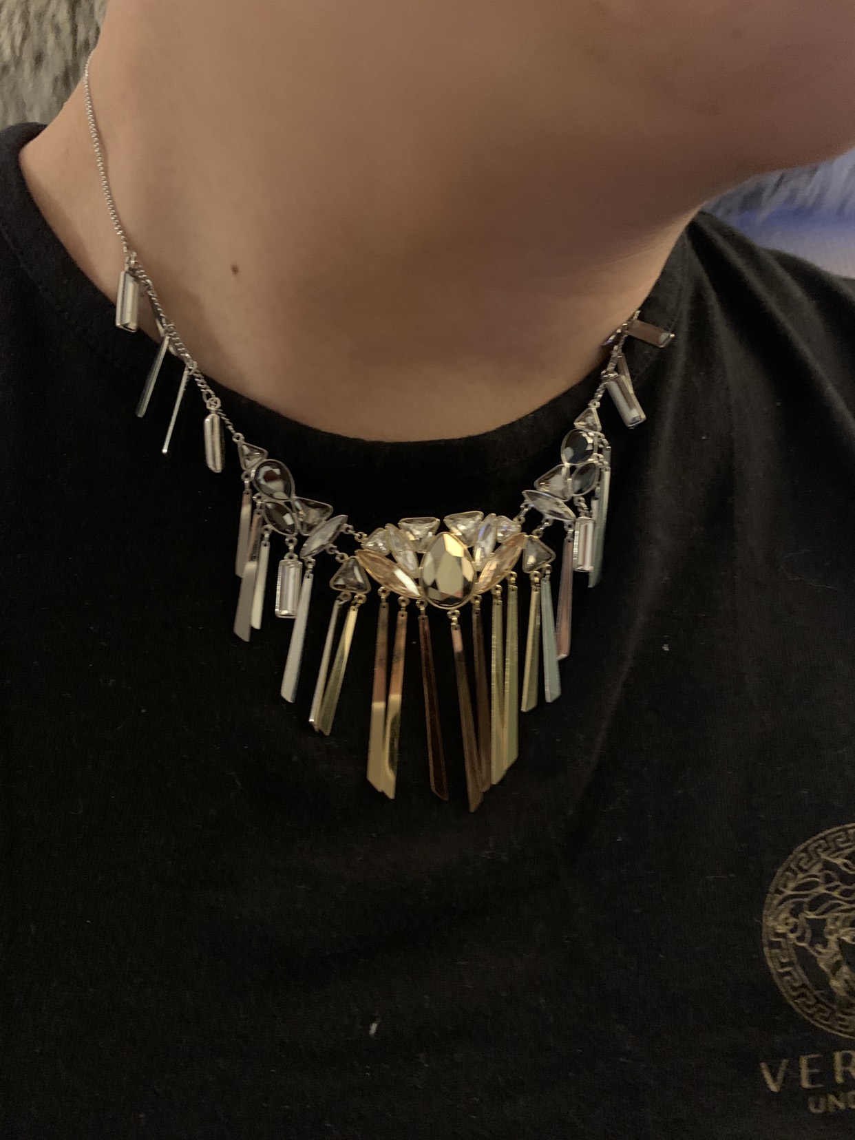 Swarovski Airy Strandage Dangling Fringes necklace - photo 3