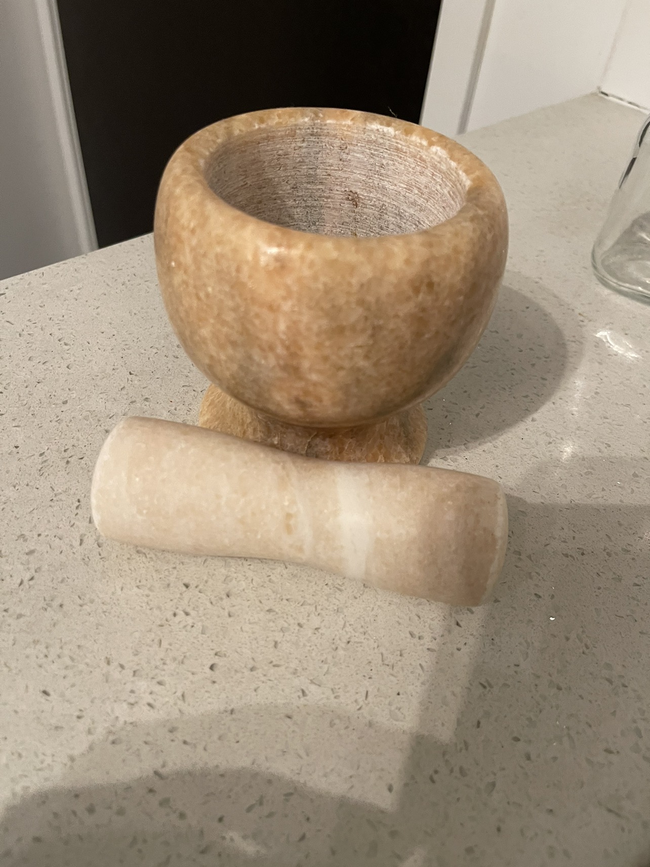 Marble mortar and pestle image indicator(4)