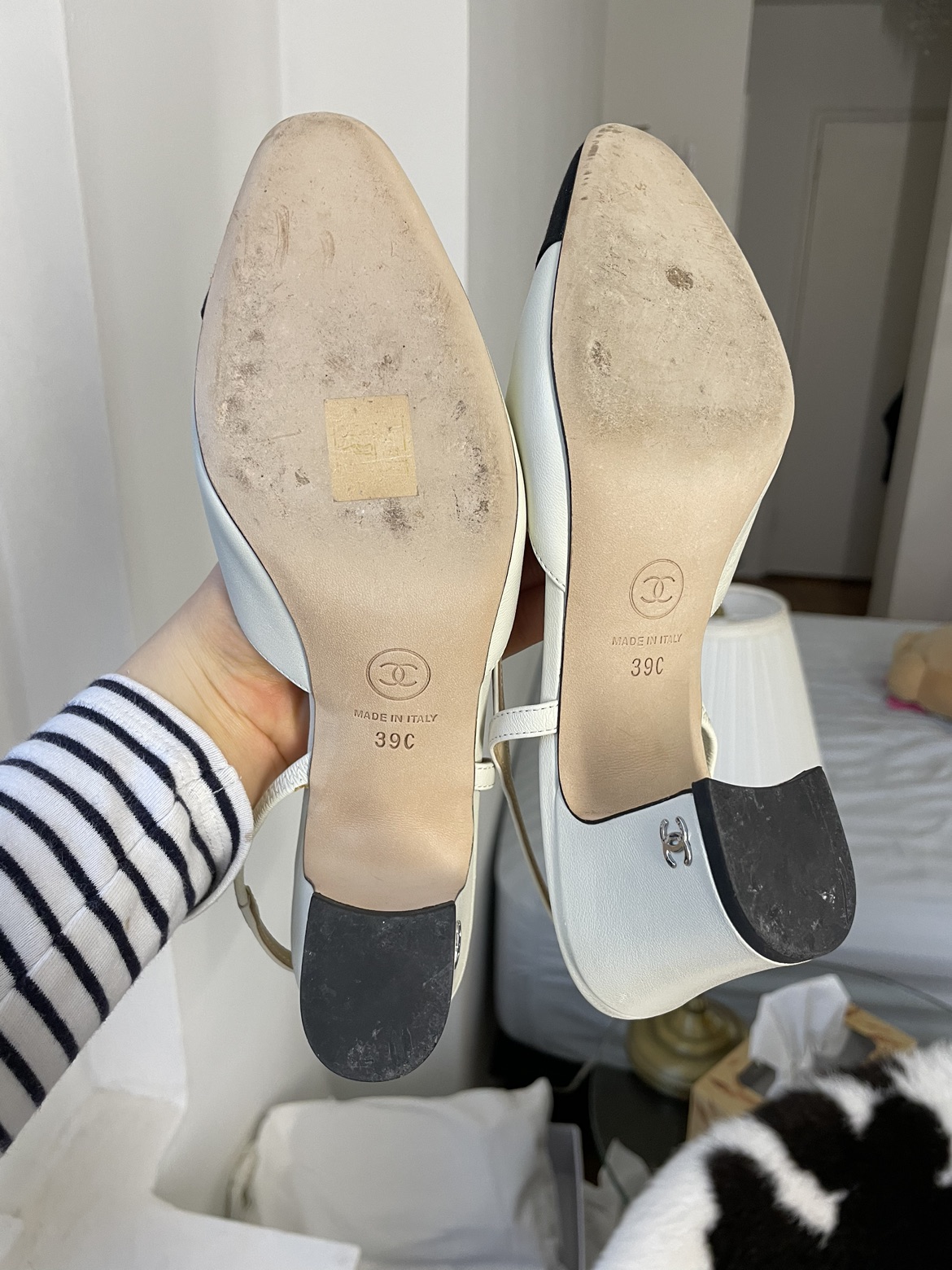 Chanel slingback sandals - photo 4