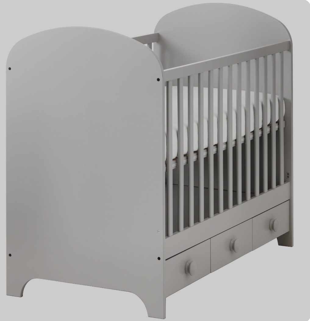 Gonatt crib - Grey (From Ikea) thumbnail