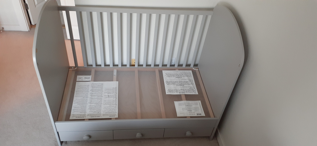 Gonatt crib - Grey (From Ikea) - photo 2