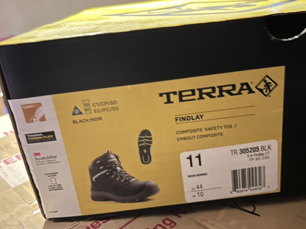 Terra Findlay work boots men size 11 - photo 3
