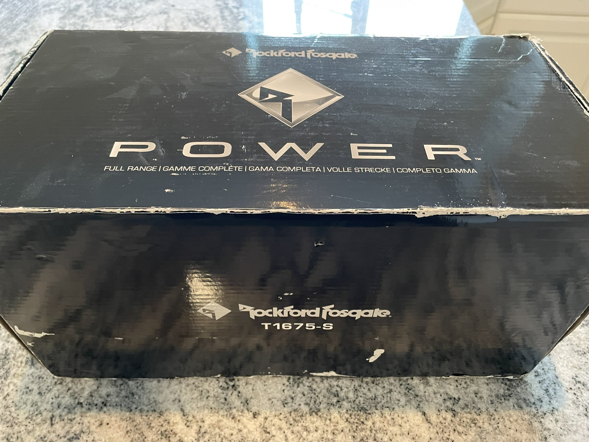 Rockford Fostgate T1675 S ….Alpine PDX -V9 5 channel amplifier