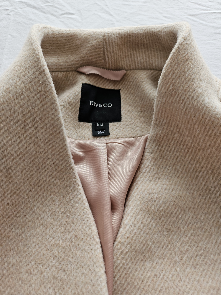 RW and Co jacket beige like new