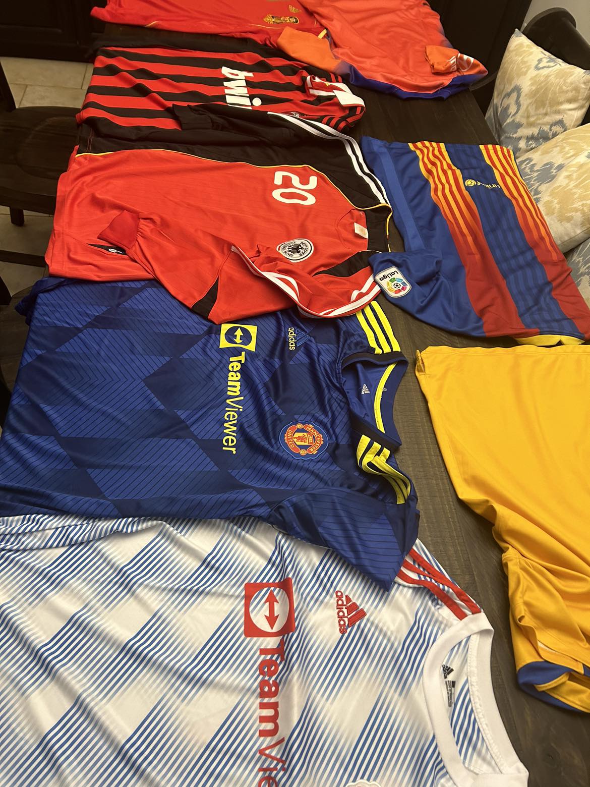 Assorted Soccer Jerseys Adult L/XL $40-$100ea Pls inquire image indicator(7)