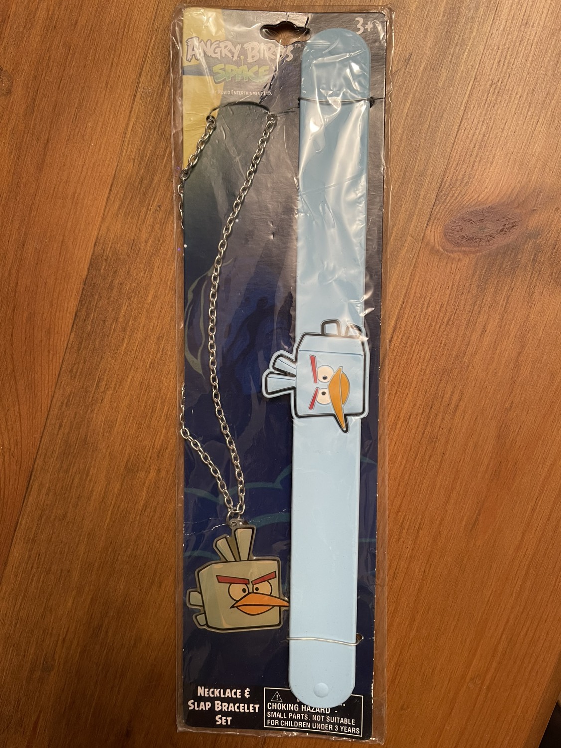 Anger Birds slap bracelet and necklace