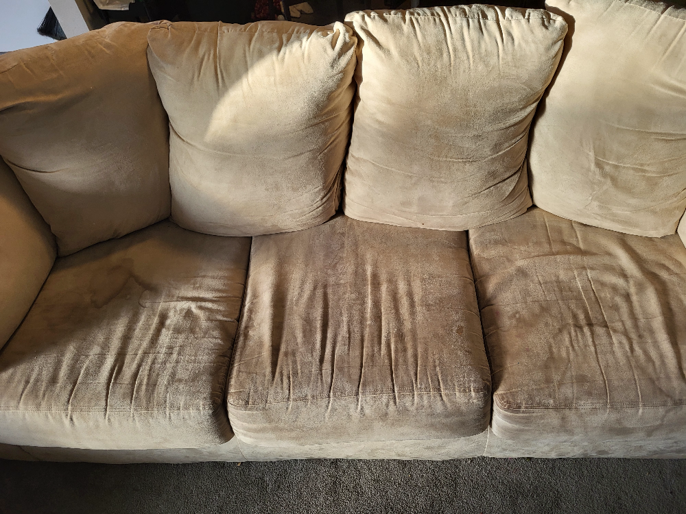 3 seater Couch - beige - photo 2
