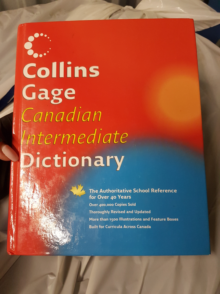New Collins Gage Canadian Dictionary 🥕