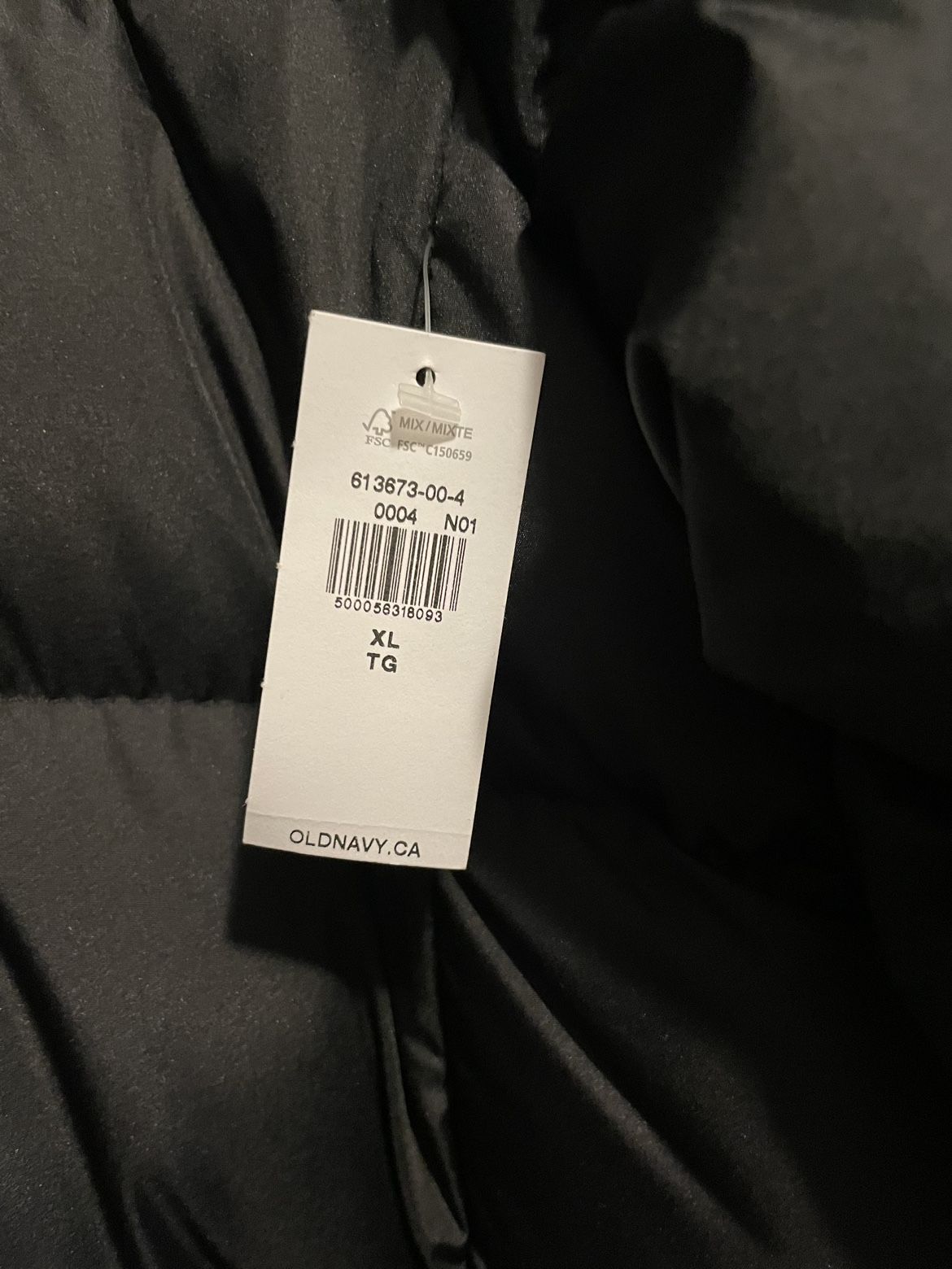 Women’s black long winter jacket XL - photo 2