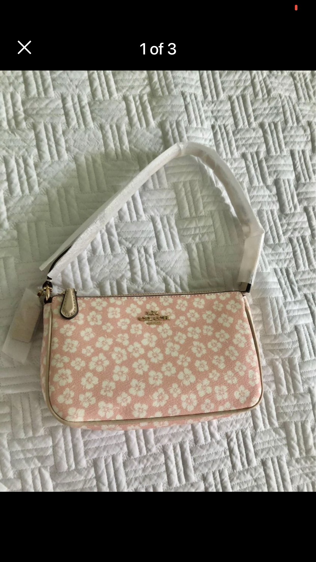 Coach Nolita 19 Floral Clutch Purse thumbnail