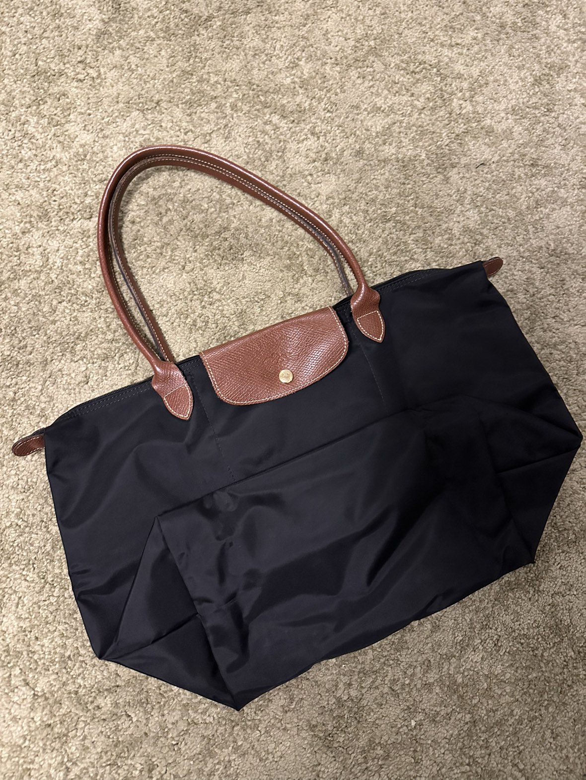 Authentic Longchamp Original L Tote Bag