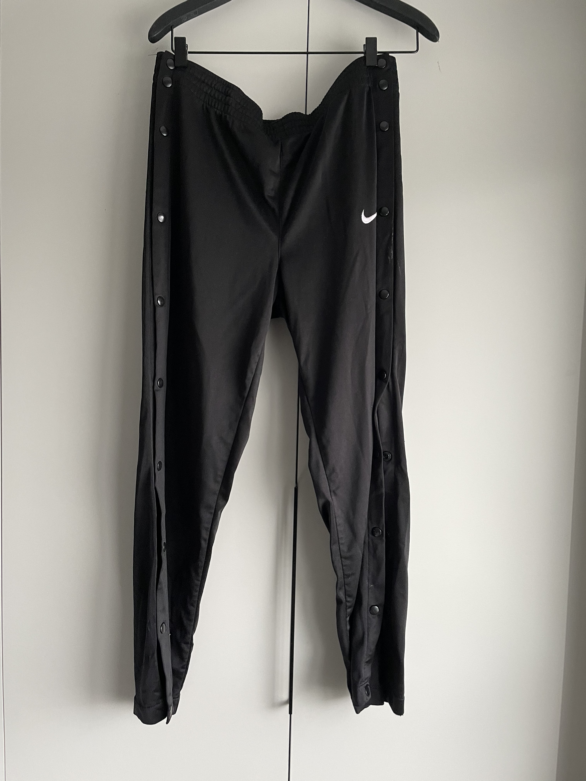 Nike black tearaway pants