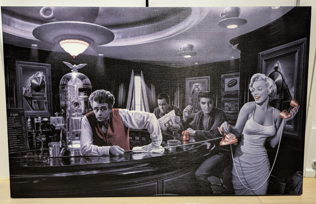 Marilyn Monroe - Java Dreams Canvas