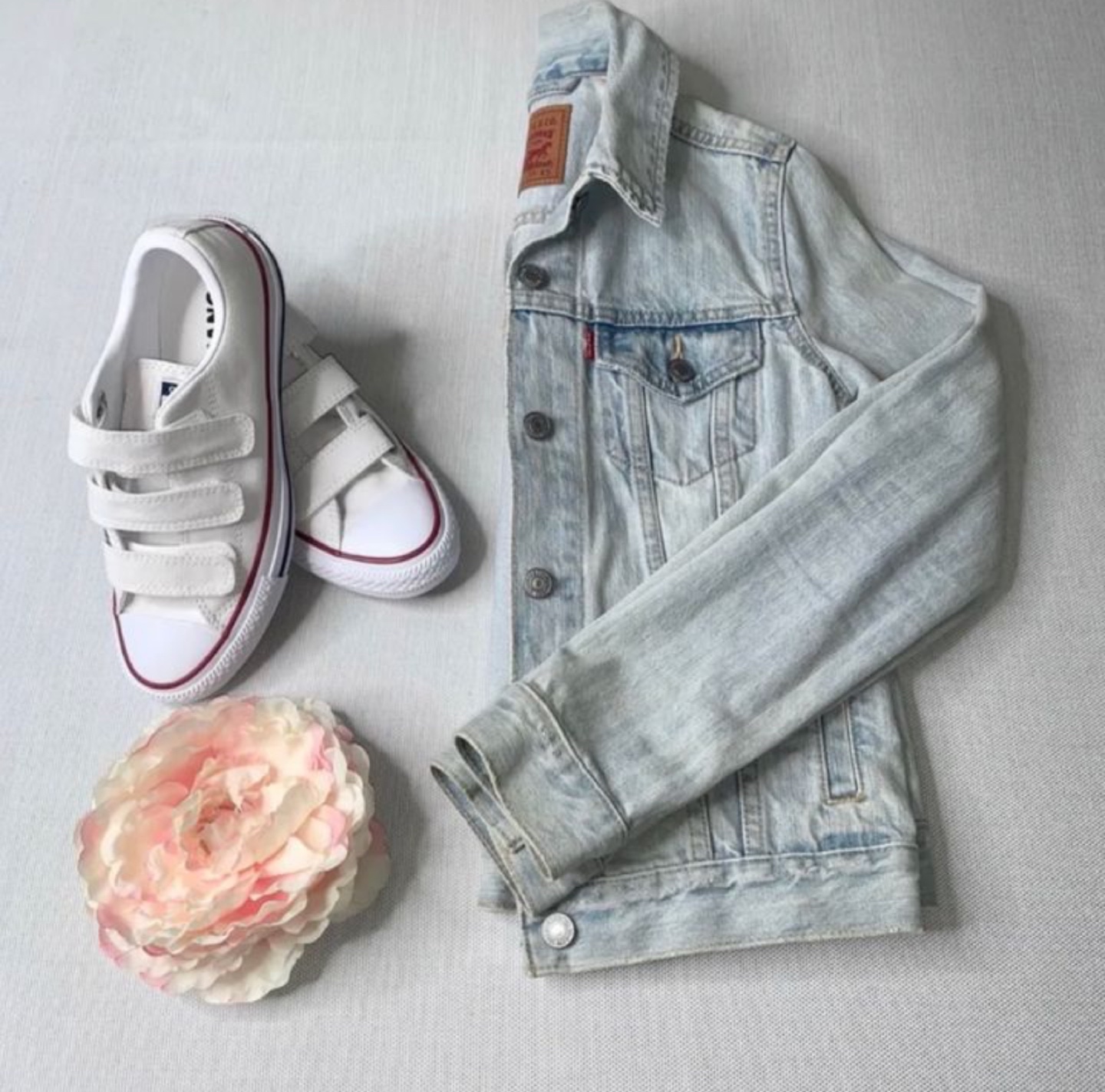 Levi's Trucker Denim Jacket; Custom Backwoods' Logo
