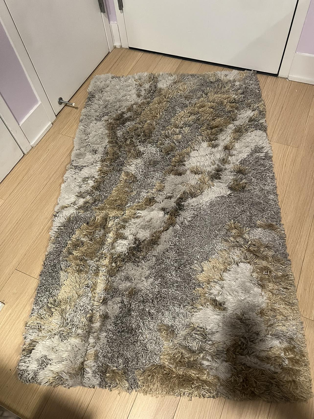 Multi colored area rugs
