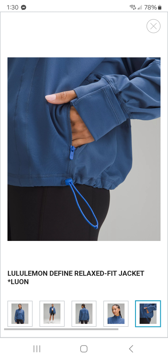 NWT Lululemon Size 8 Relex Fit Define Jacket - photo 3