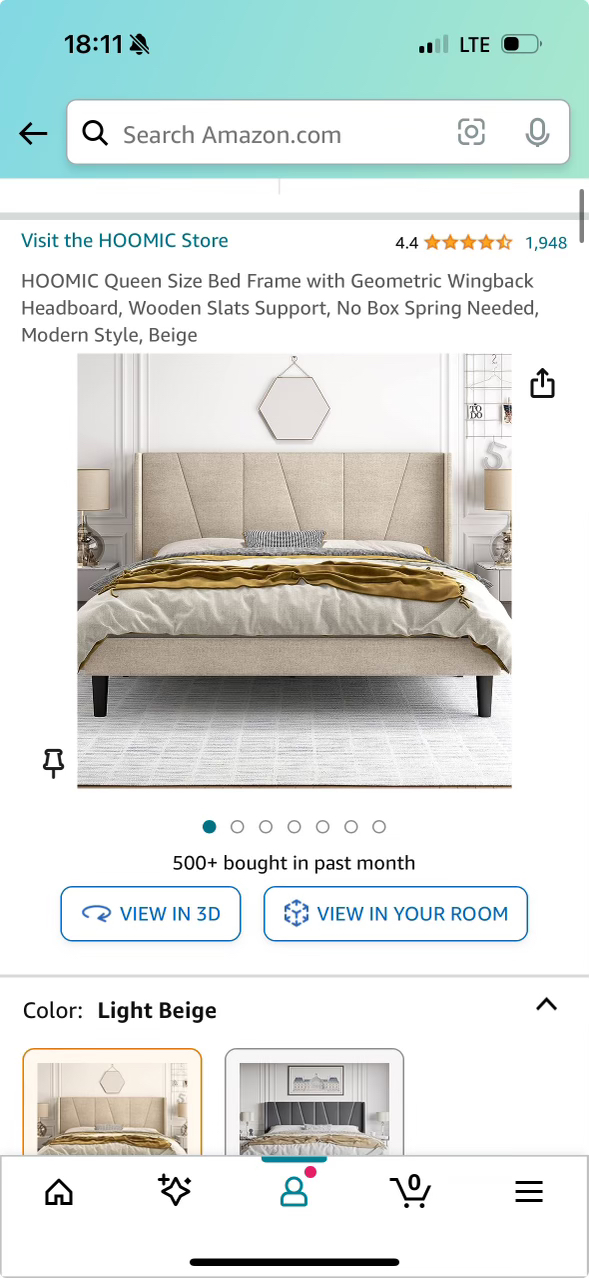 Queen Bed Frame with Mattress - photo 4