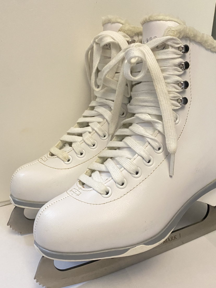 White figure skates