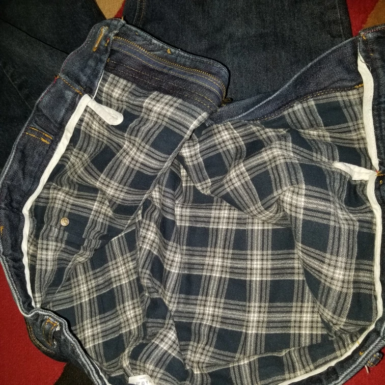 men's jeans size 37 w/ plad liner (warm) - photo 2