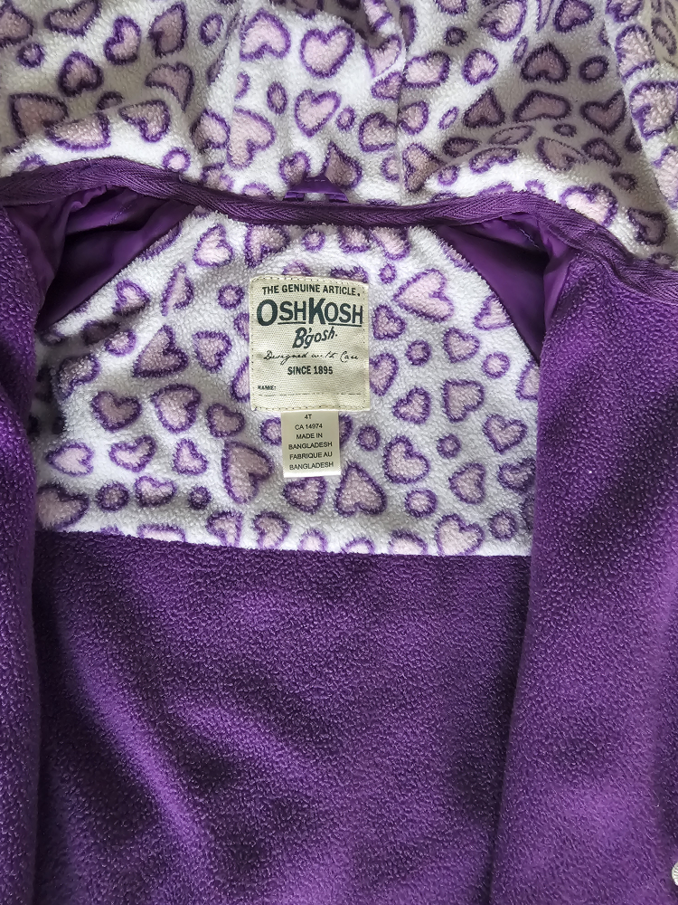 Toddler Winter Jacket Oshkosh size 4T image indicator(2)