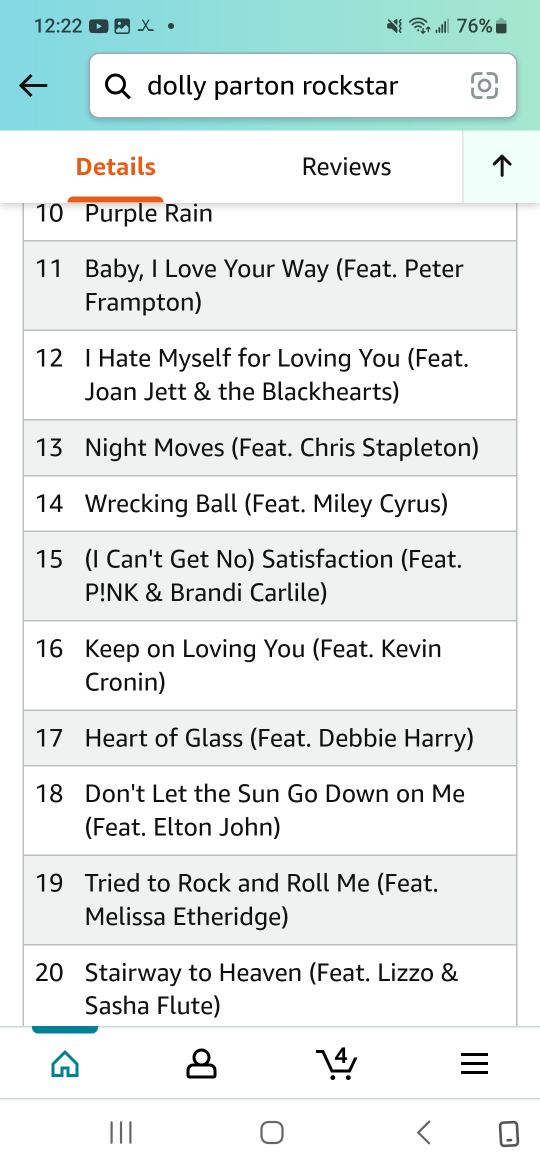 Dolly Parton rockstar cd thumbnail