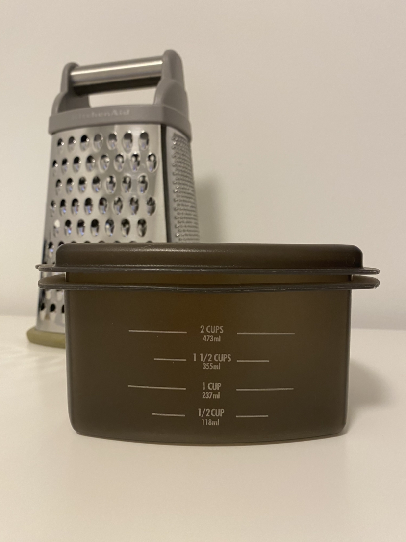 KitchenAid Stainless Steel Boxed Grater with Bottom Container image indicator(4)