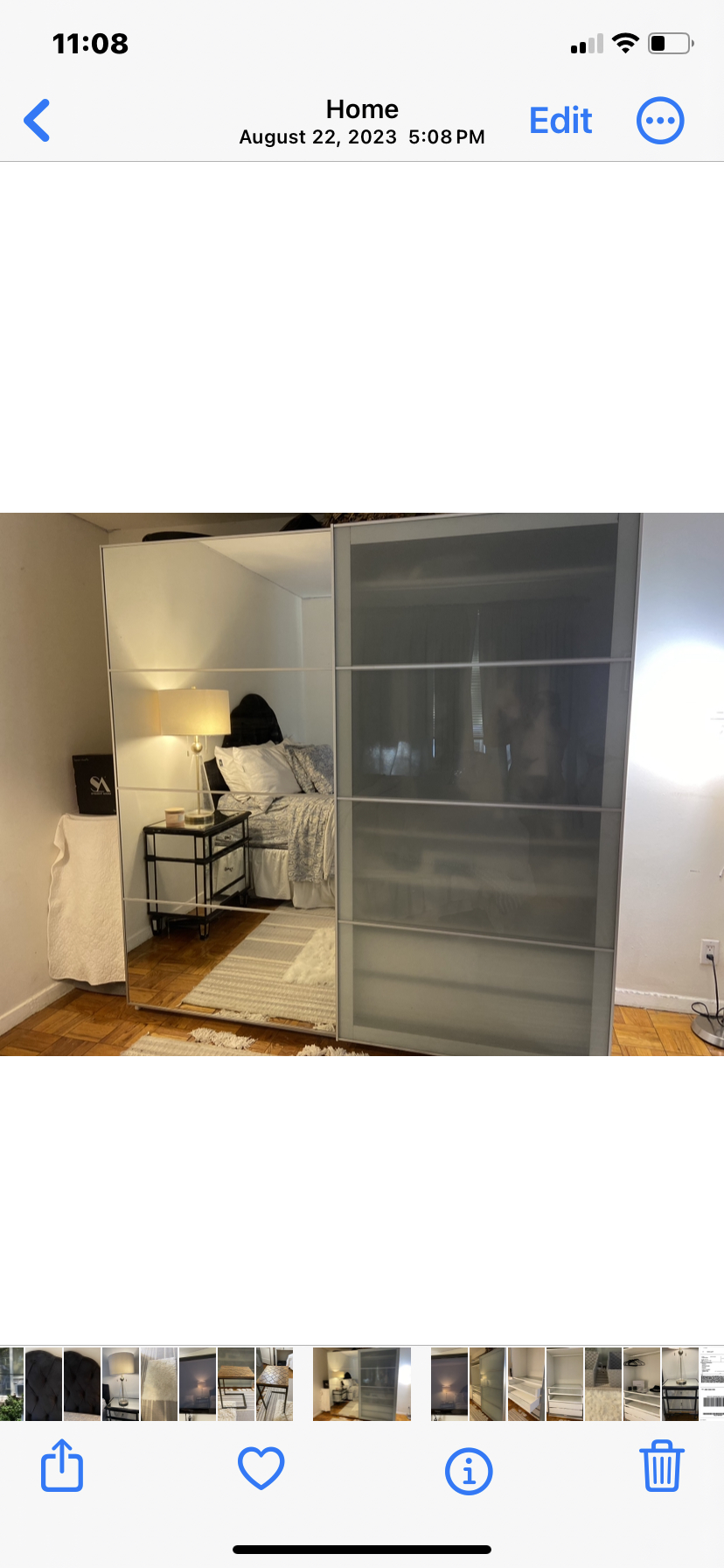 Double large closet