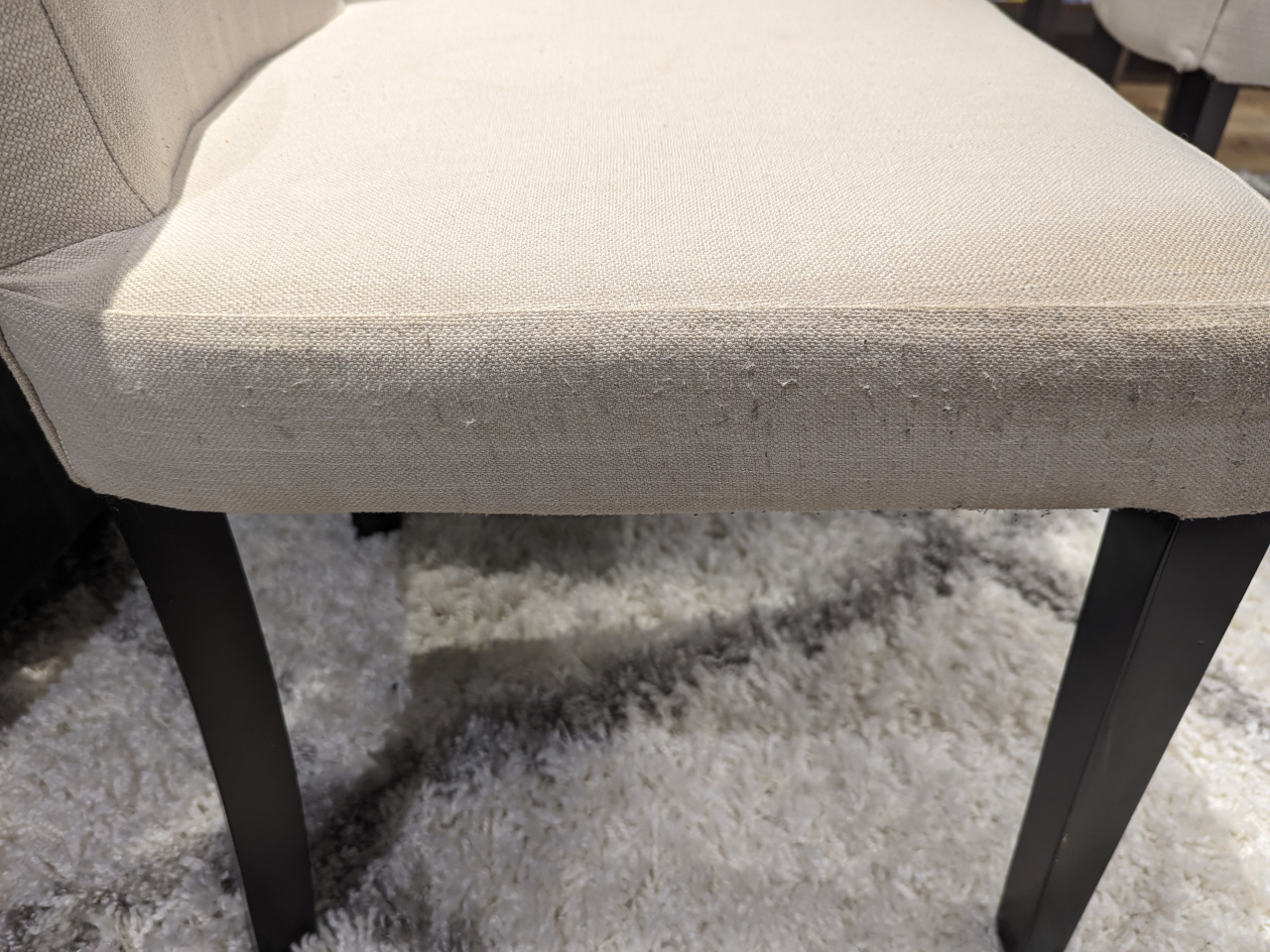 Set of 6 Upholstered Dining Chairs. image indicator(6)