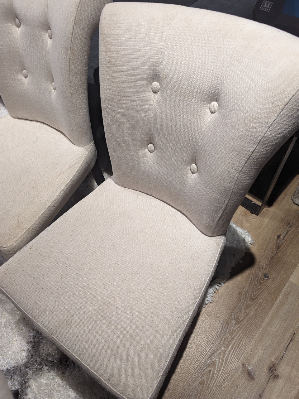 Set of 6 Upholstered Dining Chairs. image indicator(3)