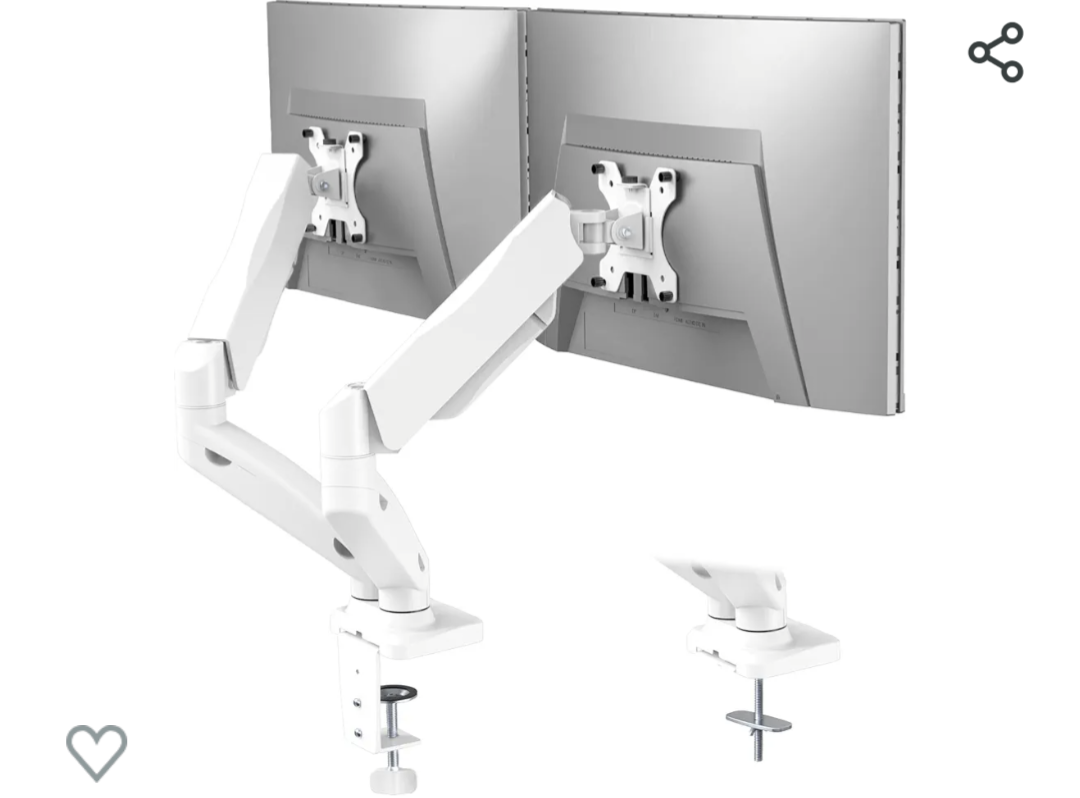 dual monitor arm
