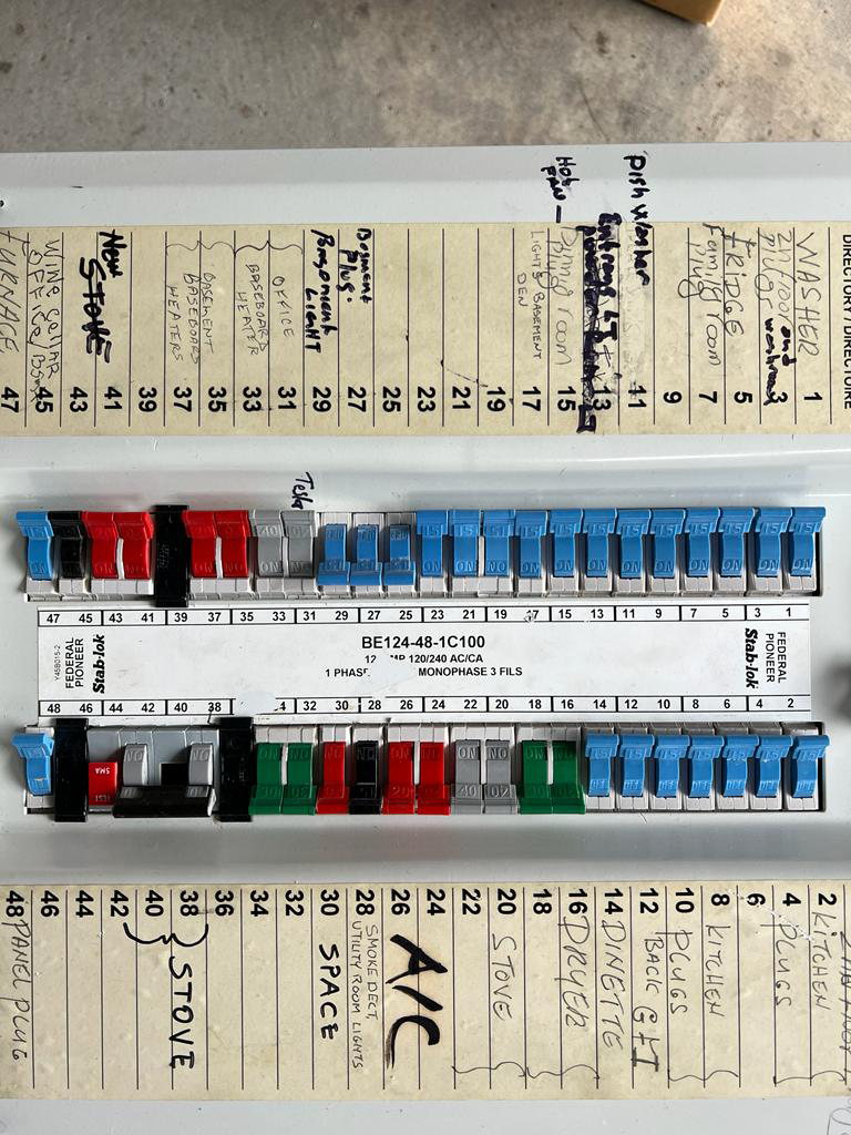 Federal Pioneer Electrical Panel
