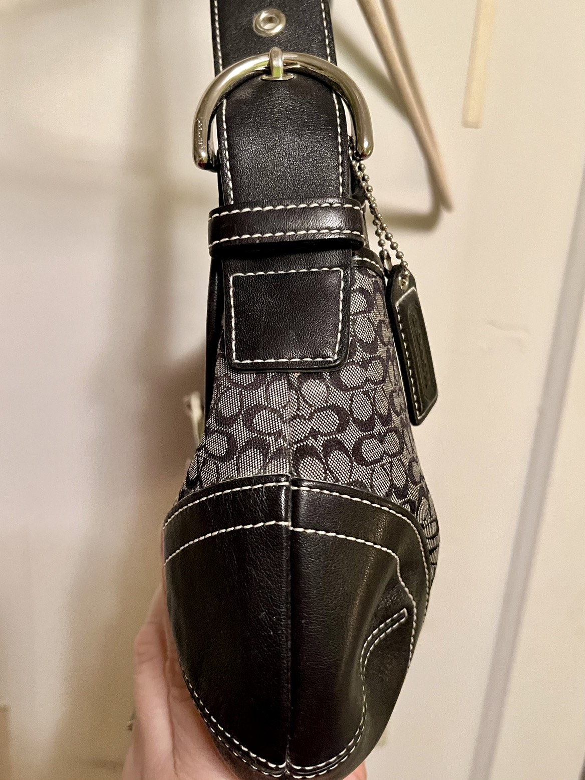 Coach 6808 Vintage Signature Buckle Hobo Bag - photo 4
