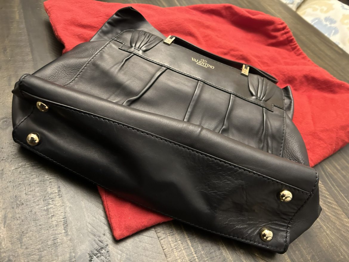 Valentino Garavani Vintage Ribbon Handbag Great Condition image indicator(4)