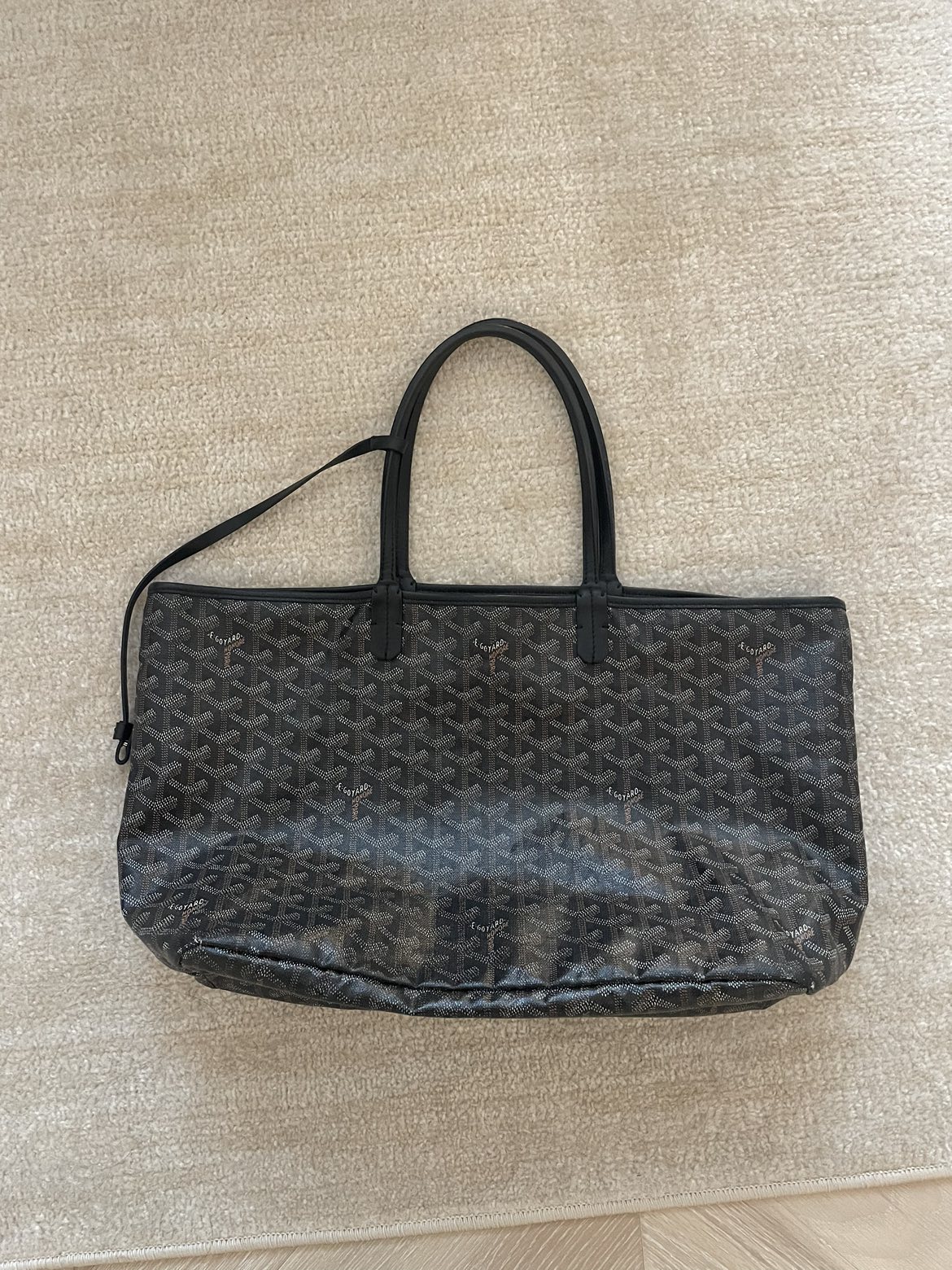 Authentic Goyard Tote PM Navy Blue - photo 2