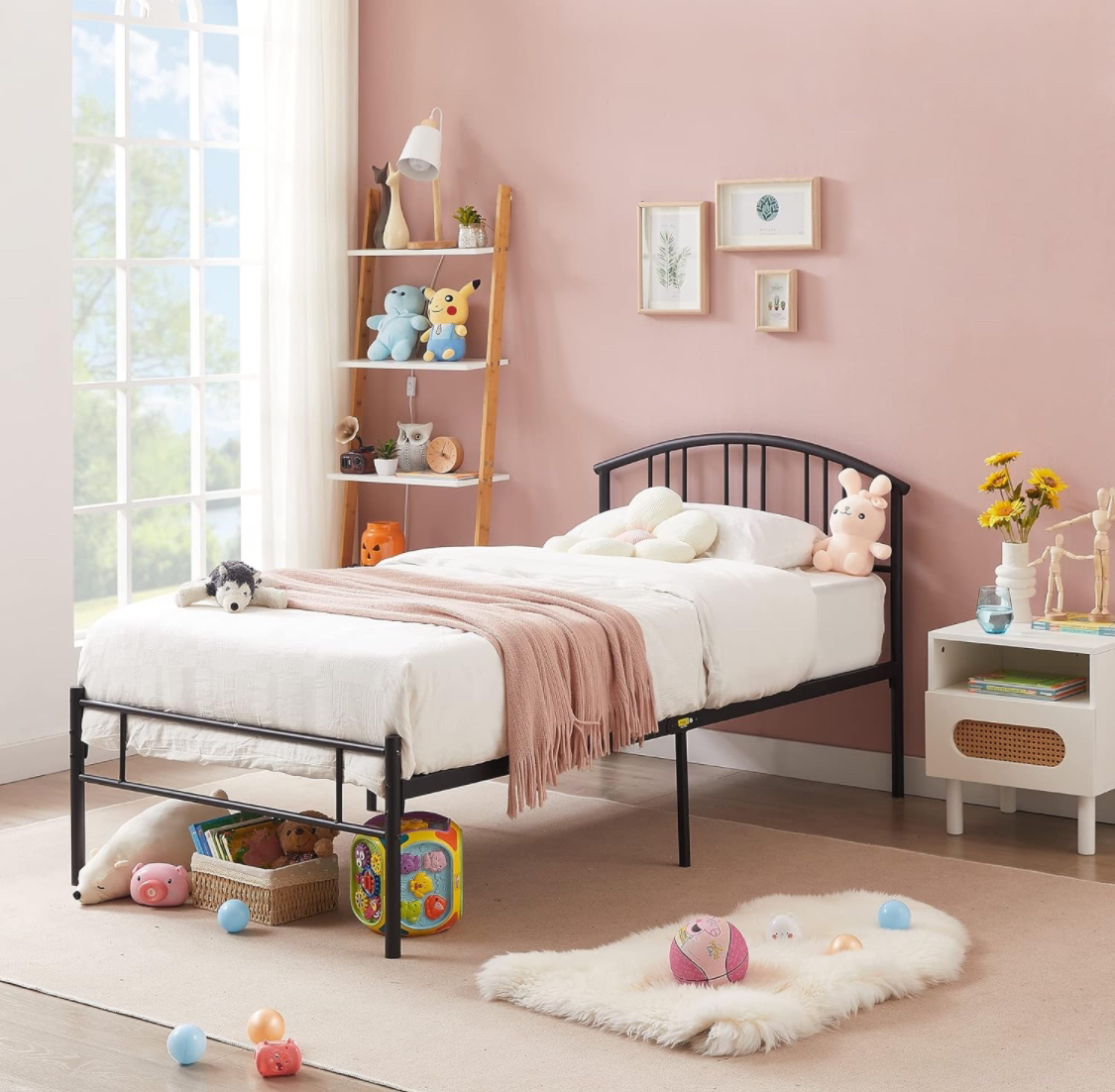 Twin bed frame (mattress available if needed) - photo 3