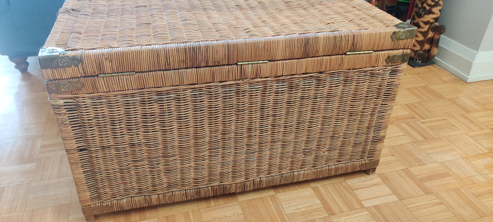 Vintage Wicker Trunk image indicator(2)