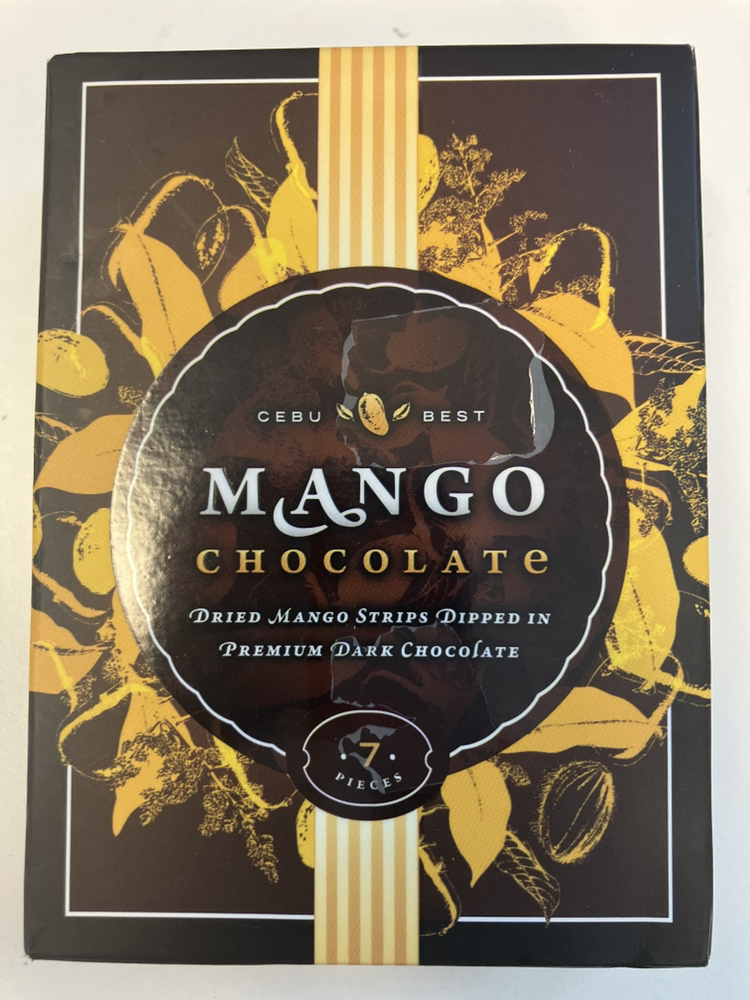 Chocolate covered mango