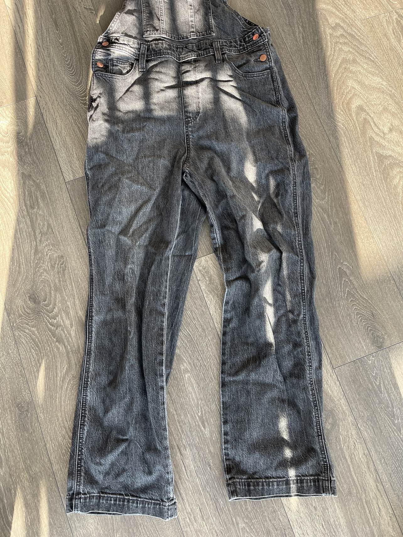 Black Jean Overalls - photo 4