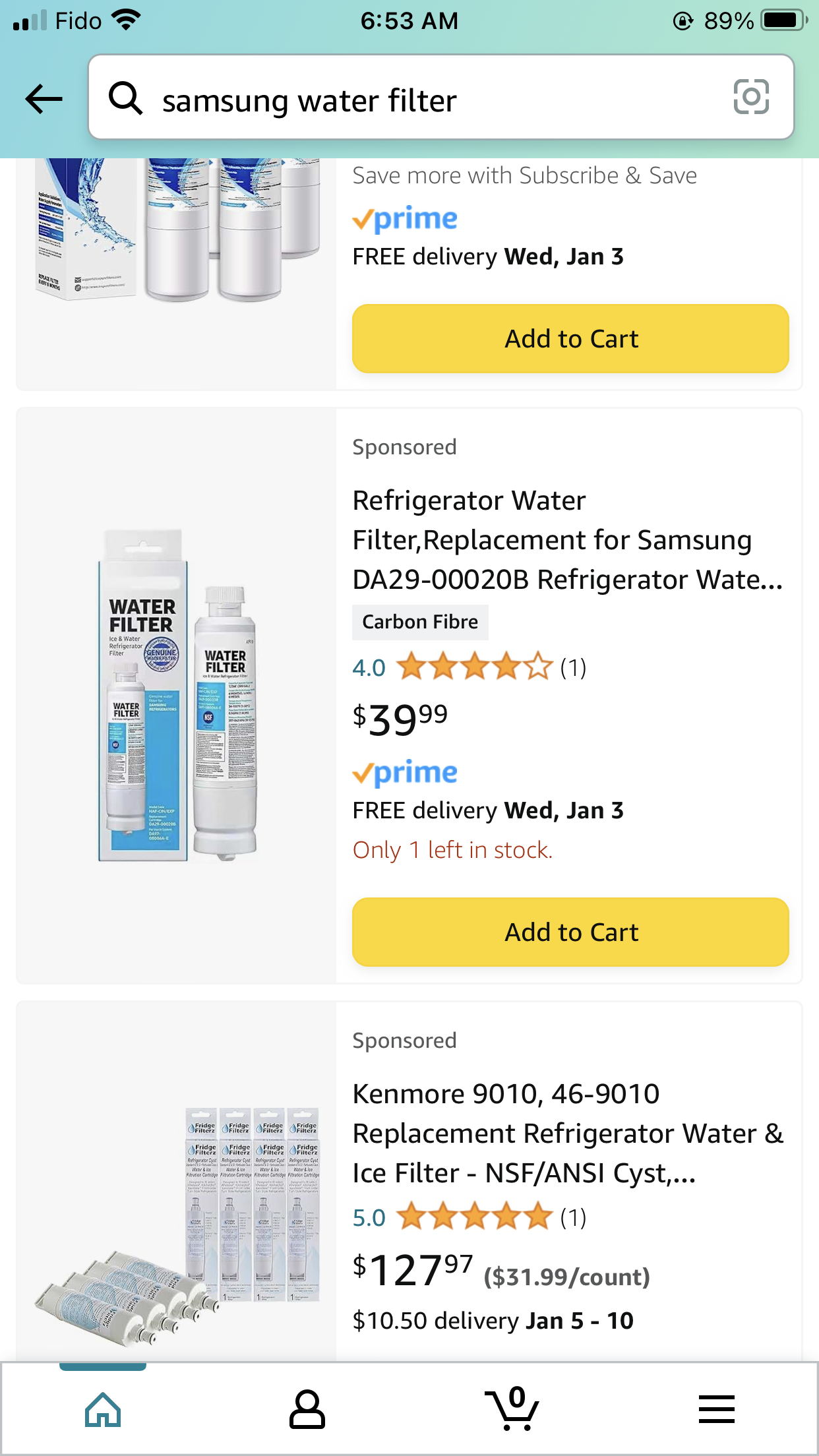 Samsung water filter DA29-0002DB,  BNIB image indicator(5)