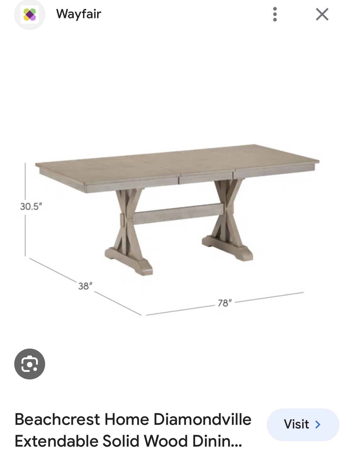 Solid wood dining table - photo 3