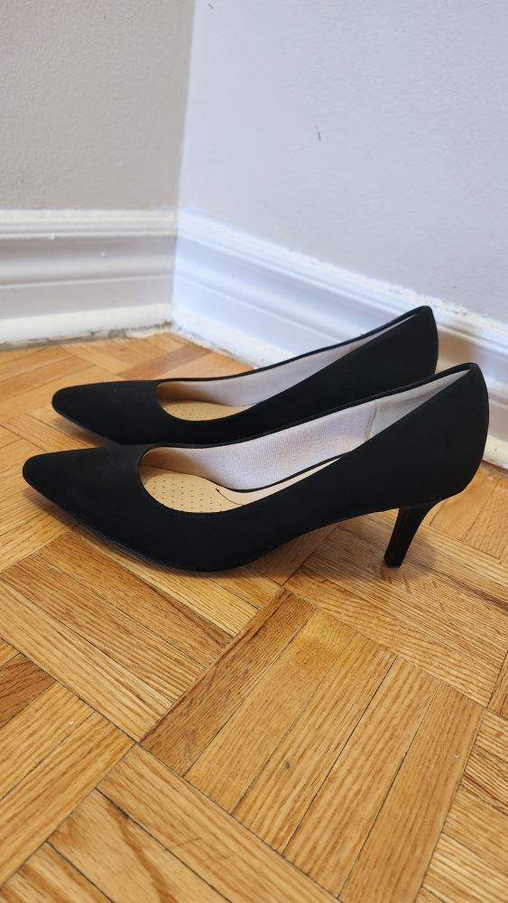 Size 8 Comfy Black Heels - photo 2