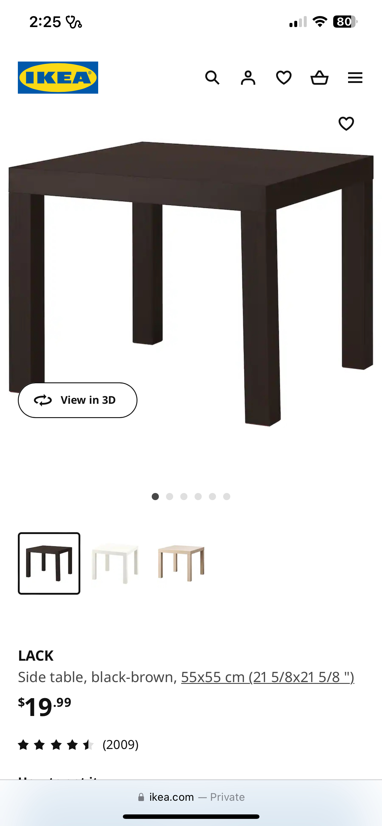 Ikea Side table/ coffee table