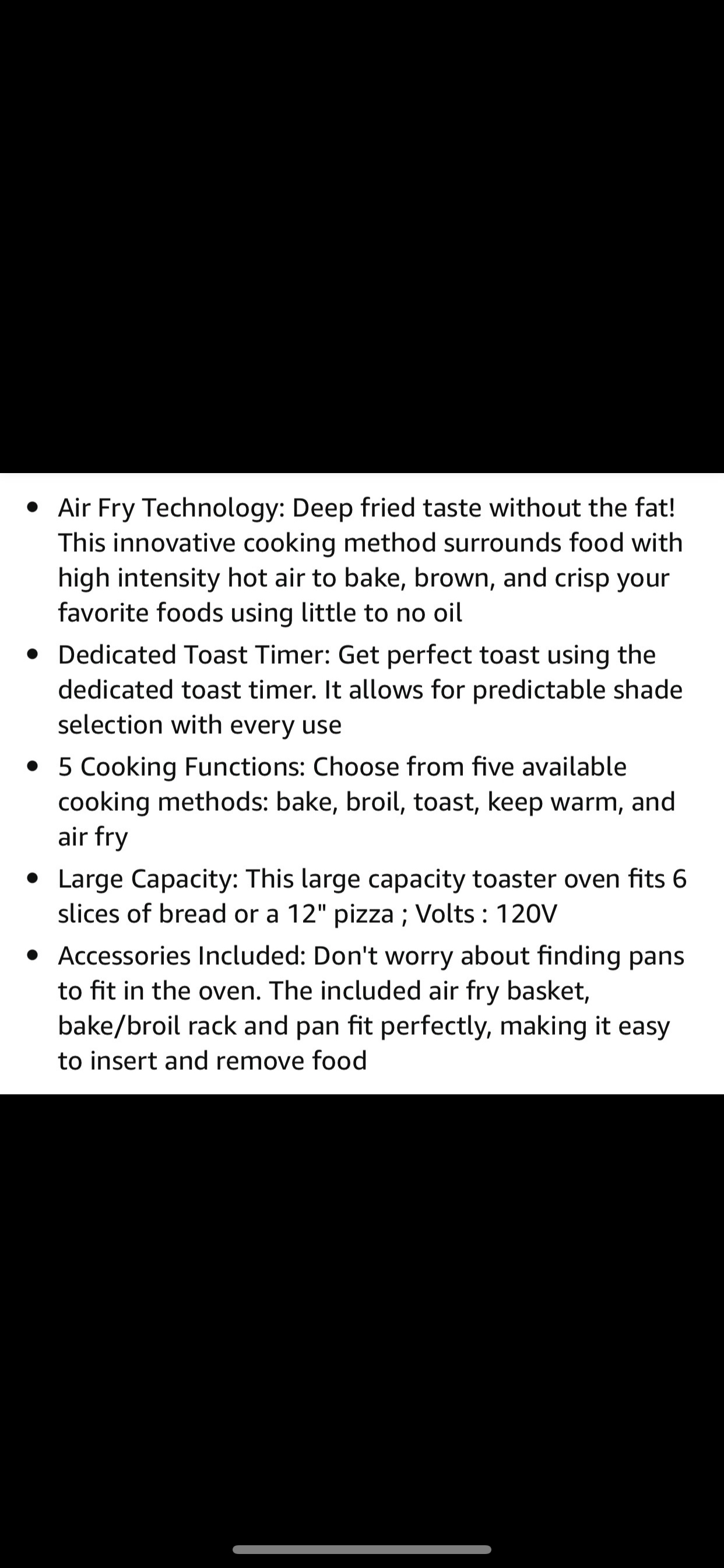 Black & Decker Crisp’n Bake Air fry 🥕 image indicator(4)